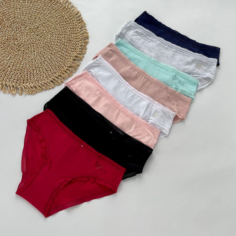 Гладенькі сліпи з мереживною окантовкою