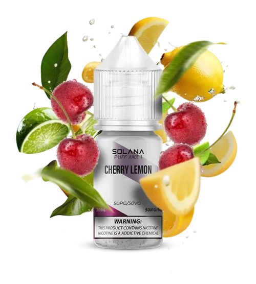 Солевая Жидкость Solana Cherry Lemon (Солана Кола Лимон) 30ml 50mg