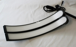 Бестеневая настольная LED-лампа F-550B, 32 Вт, черная