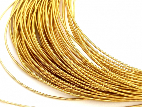 Канітель жорстка золото 1 мм