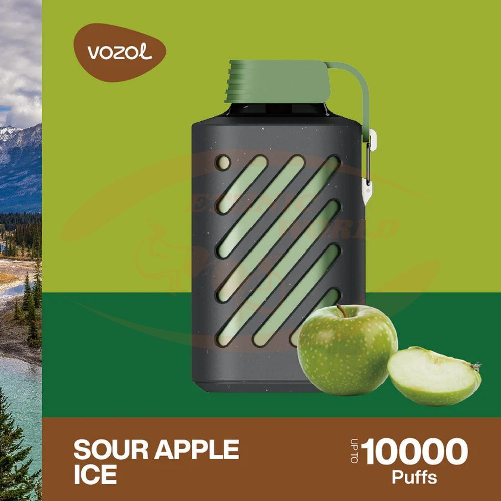 VOZOL GEAR 10000 Sour Apple Ice 5% nic