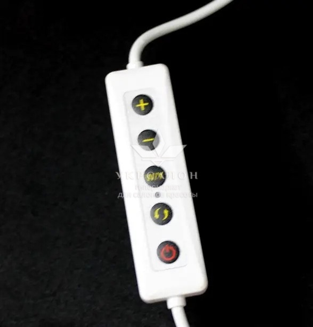 Настільна світлодіодна безтіньова Led лампа на струбціні Starlet 9501, 24 Вт, біла