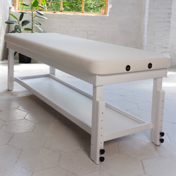 Стаціонарний масажний стіл KP-9 White