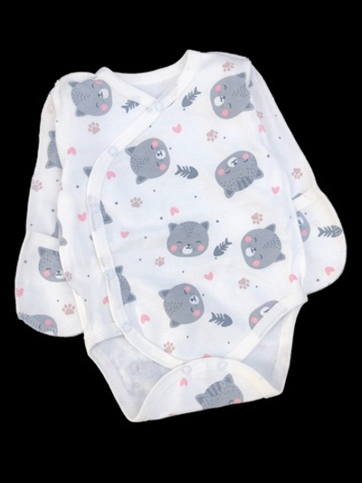 Боді з довгим рукавом, футер ТМ "UA" (62-68 см)