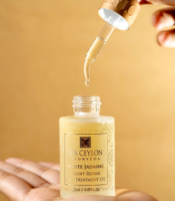 Олія догляд для сухої шкіри обличчя Білий жасмин 30 мл, SPA Ceylon
