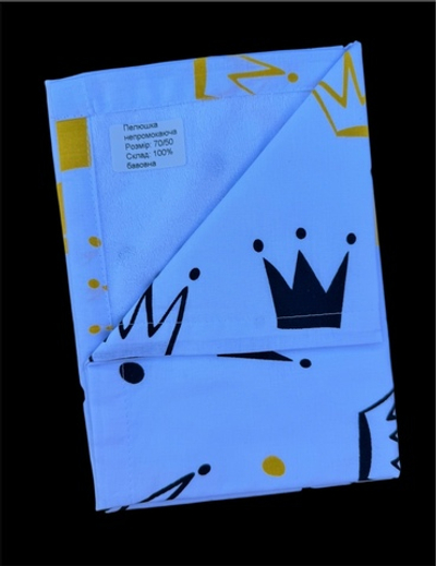 Пелюшка непромокаюча 50*70 см, бавовна, непромокаюча мембрана ТМ "All"