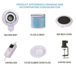 Профессиональная педикюрная вытяжка с подсветкой Global