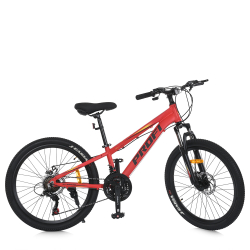 Велосипед гірський підлітковий Profi MTB2401 24 дюйми алюмінієвий