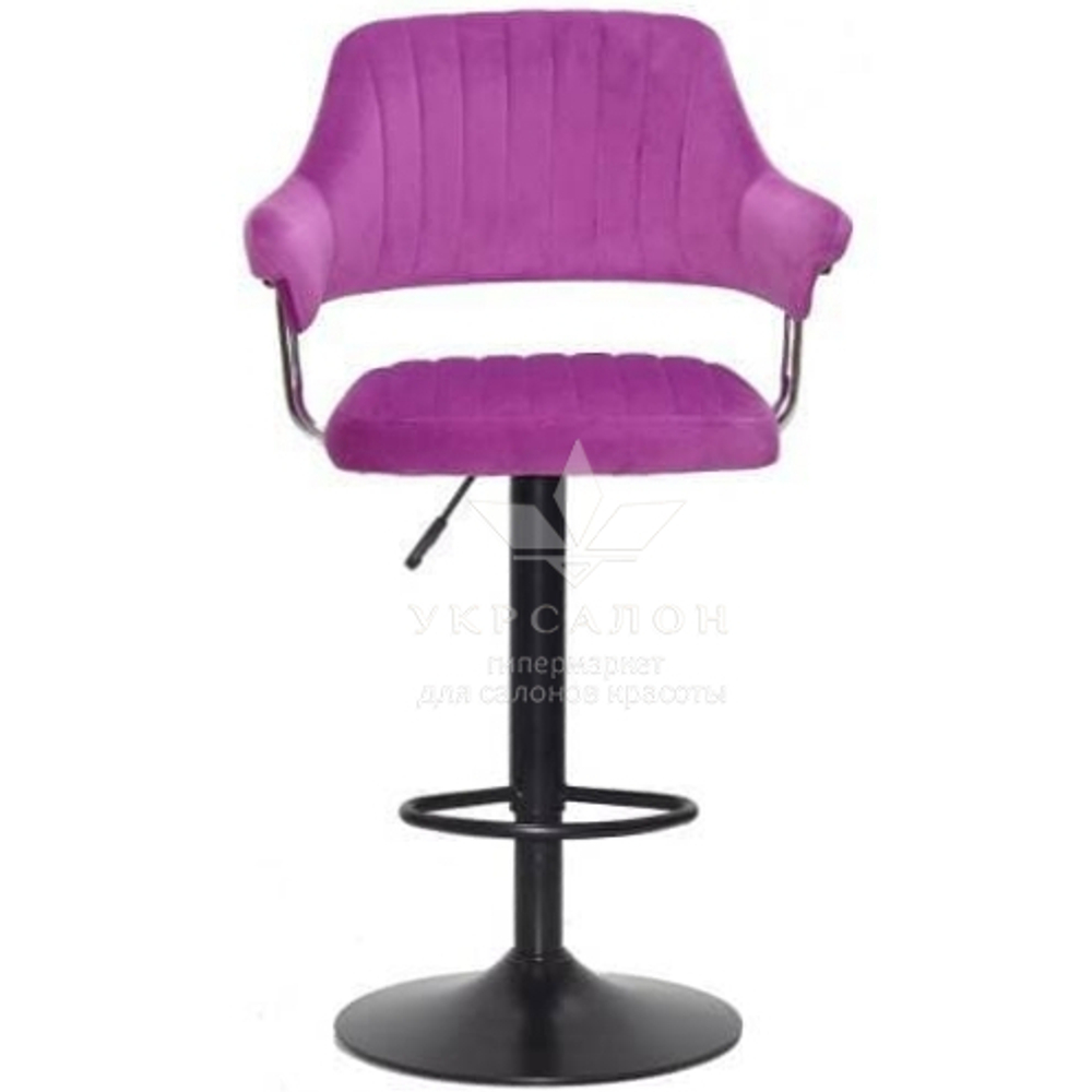 Стілець для візажу Jef velor black