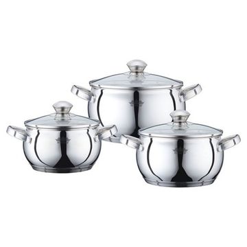 Набір каструль 6 предметів Peterhof PH 15832 (2,1 л. 3 л. 4 л.)