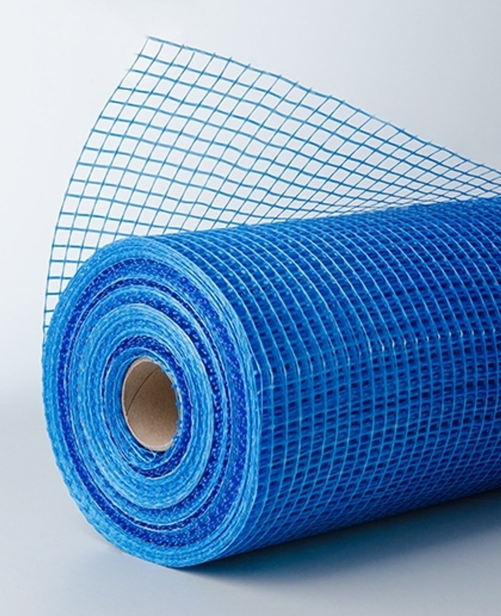 Сетка для наружных работ. 1х50м. 5х5мм. Армирующая.(штукатурная, строительная, фасадная).Плотность 145 г\м2