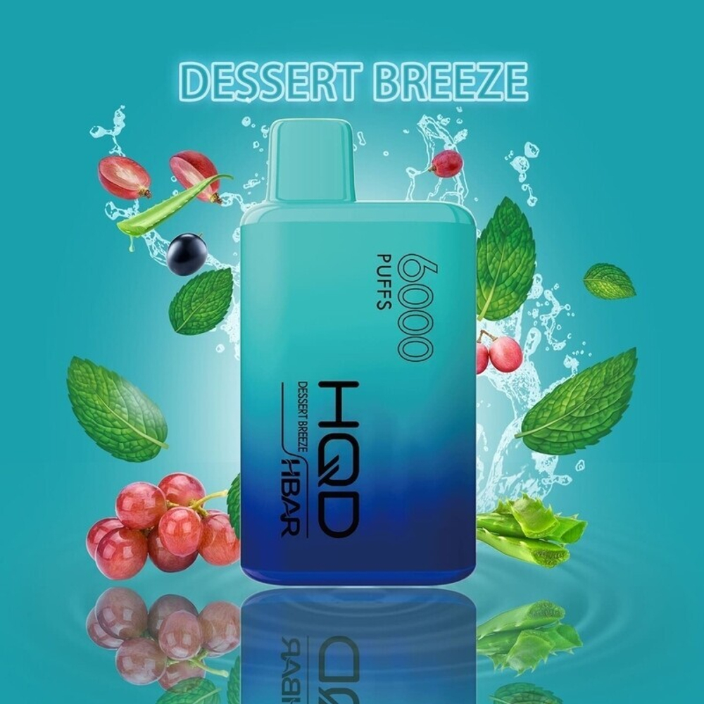 HQD HBAR 6000 Desserts Breeze 5% nic
