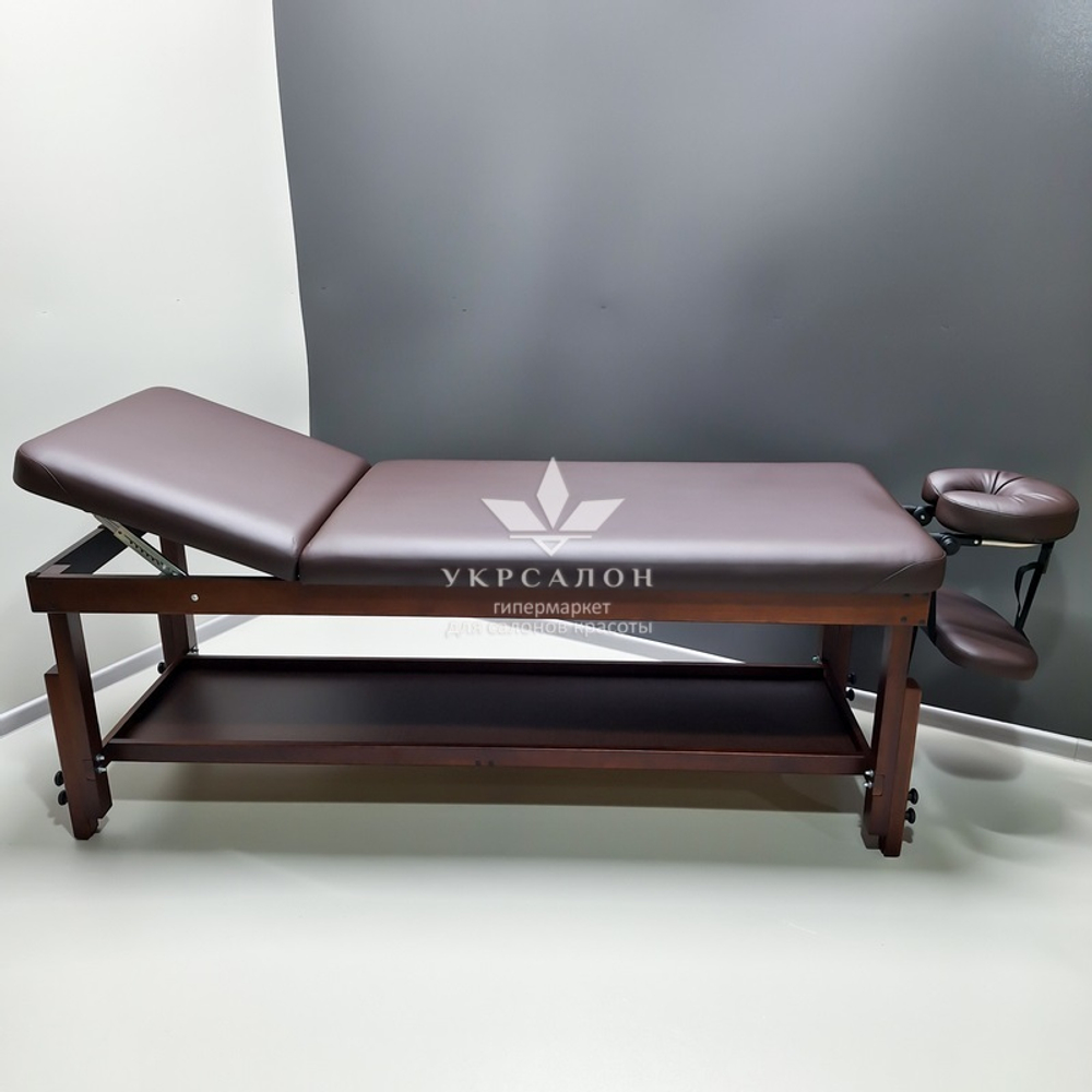 Стационарный массажный стол KP-10 Brown