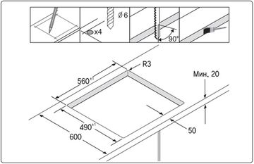 Варильна поверхня електрична SAMSUNG C61R2AEE