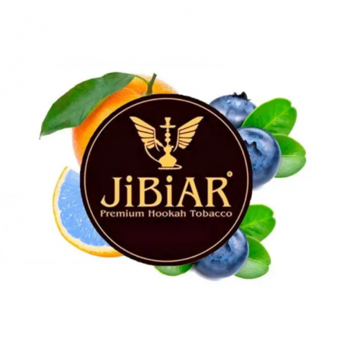 Табак Jibiar Blue Orange (Джибиар Апельсин Черника) 250г (Изготовлен в 2019)