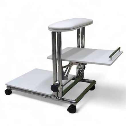 Підставка для педикюру Tertio 2 в 1 з низькою полицею на коліщатках