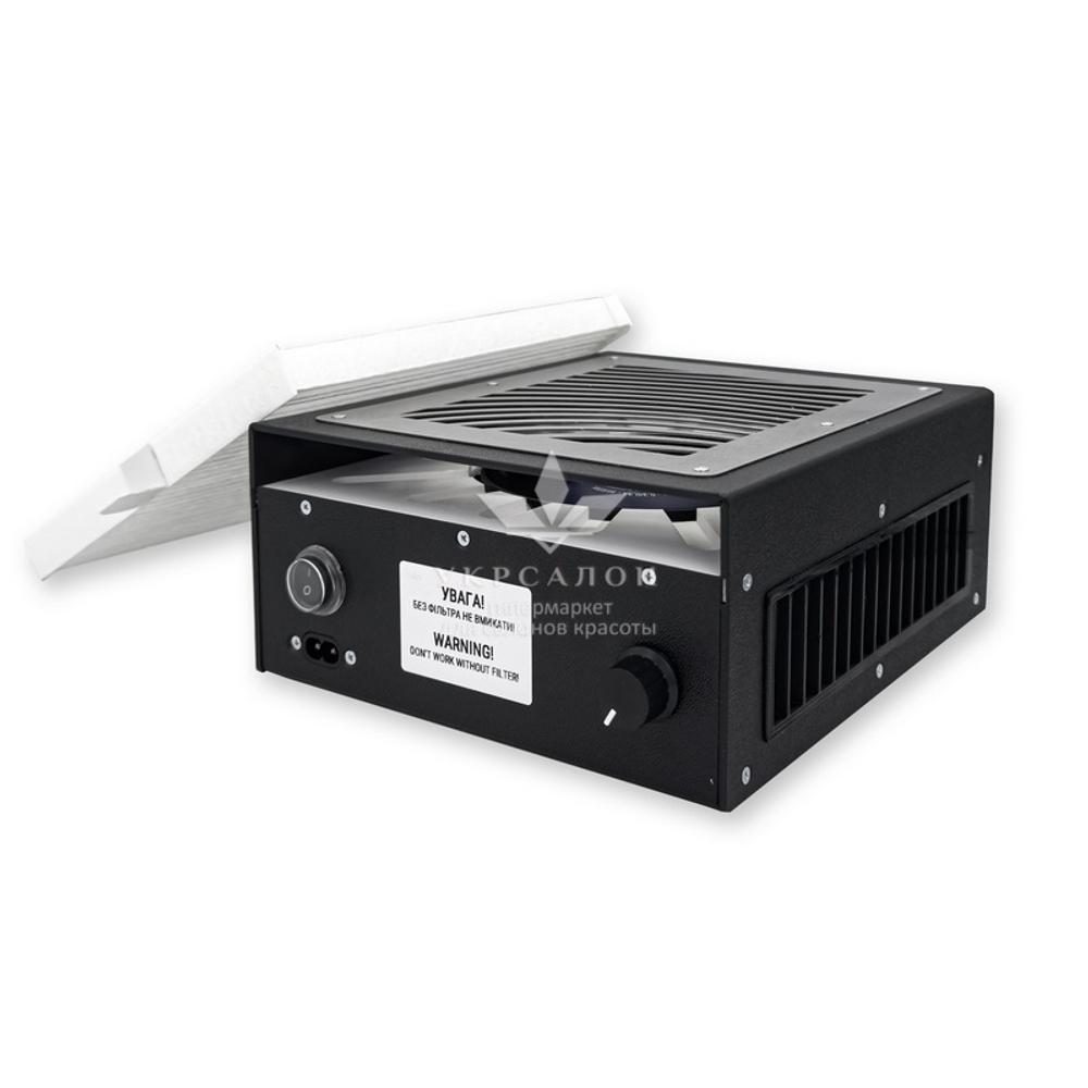 Настільна манікюрна витяжка з HEPA фільтром NT705iF TCV New, чорна