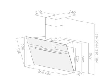 Витяжка ELICA MAJESTIC BL/A/90