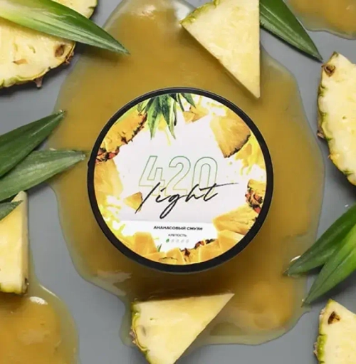Табак 420 Light Ананасовый Смузи 100г