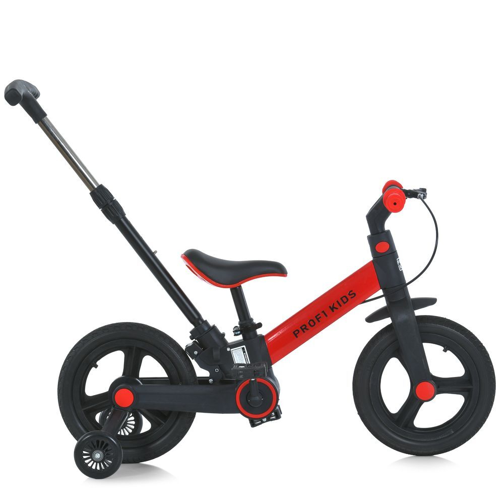 Дитячий велосипед-трансформер Profi Kids MB 1021 з батьківською ручкою