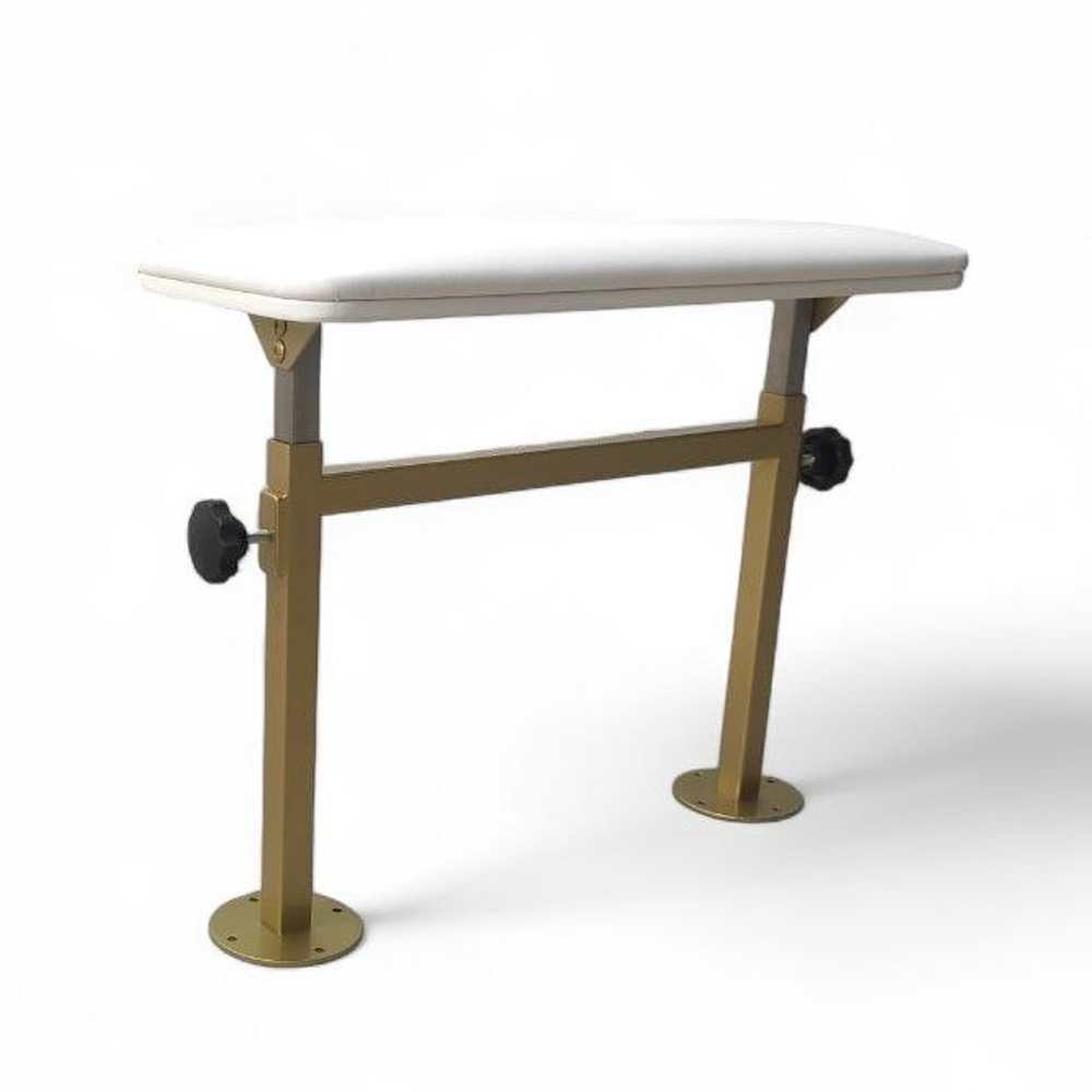 Подставка для педикюра Tertio 7 с регулировкой высоты на золотых ножках