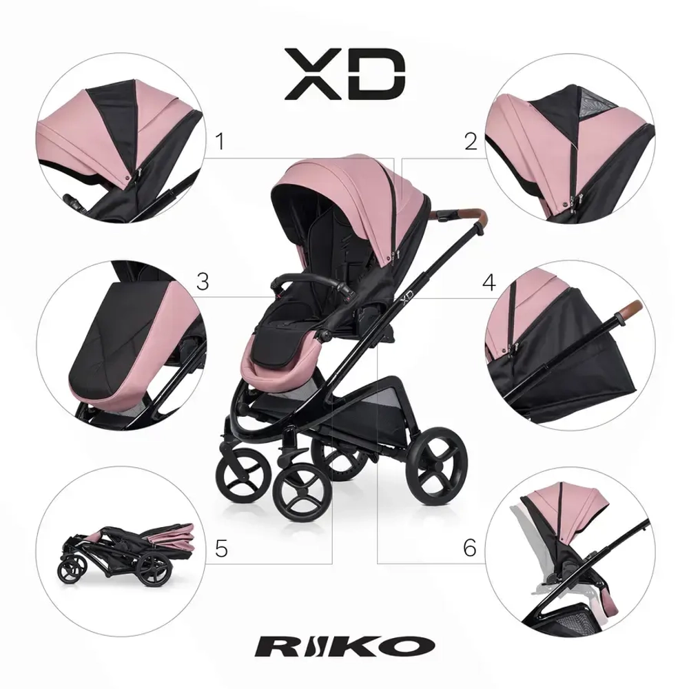 Универсальная коляска 2 в 1 Riko XD PRO