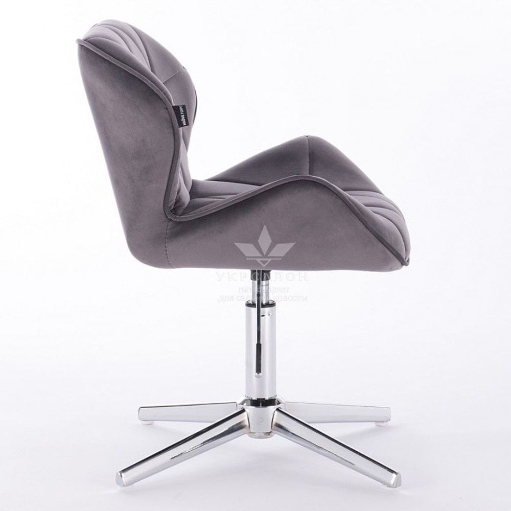 Стільчик клієнта Paris velor cross