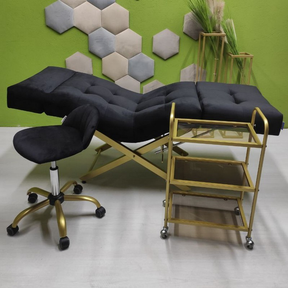 Комплект меблів для лашмейкерів та бровістів Tertio Gold 101