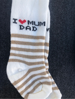 Колготки "I love mum dad", бавовна ТМ "Aleyna"