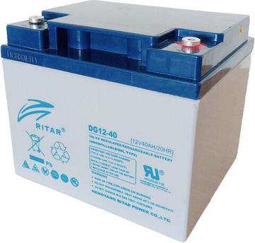 Акумулятор гелевий Ritar DG12-40 12V 40 Ah GEL VRLA