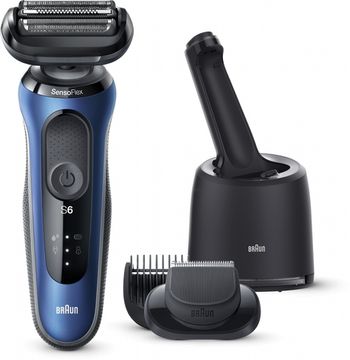 Електробритва-триммер BRAUN Series 6 60-B7500cc BLUE/BLACK