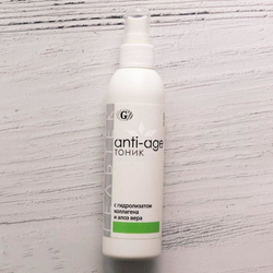 Тоник с гидролизатом коллагена и экстрактом Aloe Vera серии Anti-Age, Гельтек