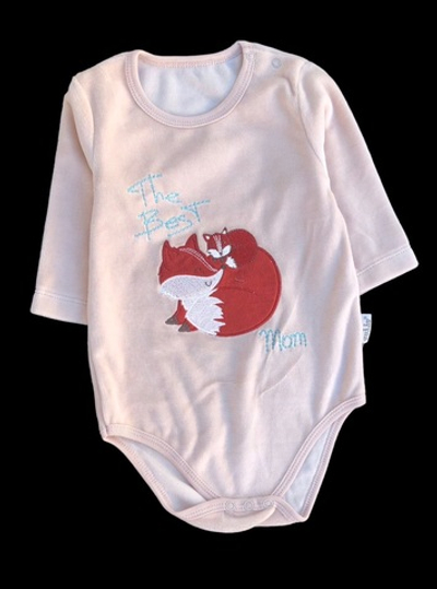 Боді з довгим рукавом, велюр TM "Kujju"