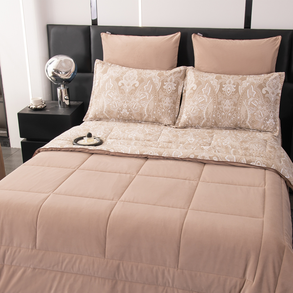 Комплект постельного белья Сатин Velouria Luxe с Одеялом VL010