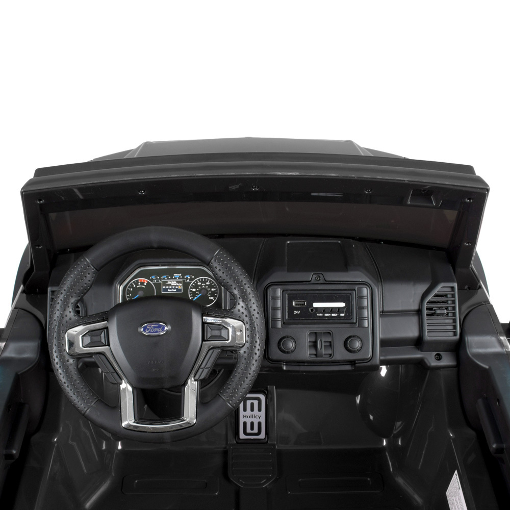 Дитячий двомісний електромобіль джип Ford M 4790EBLR(24V)