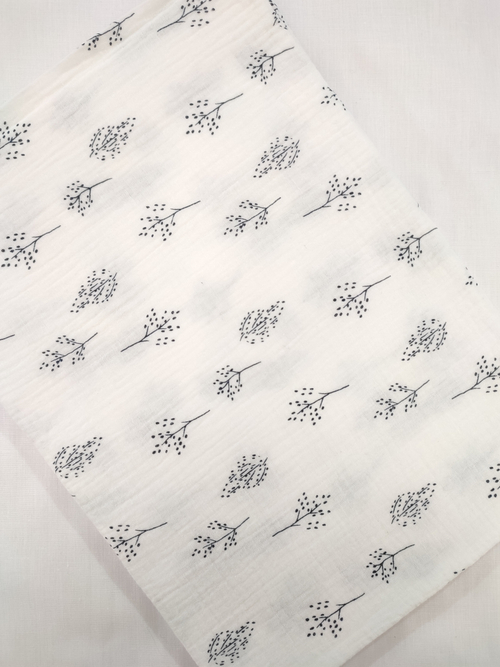 Пеленка муслиновая жатая двухслойная