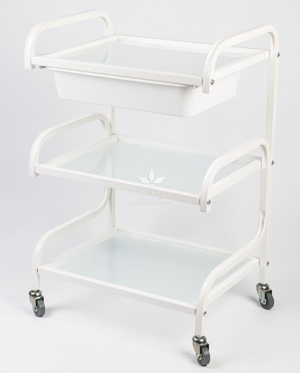 Косметологічний візок S3-l-w білий