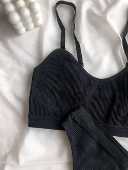 Комплект білизни в рубчик