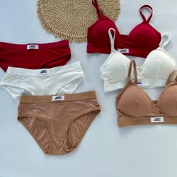 Комплект в рубчик зі сліпами