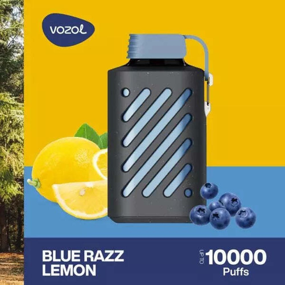 VOZOL GEAR 10000 Blue Razz Lemon  5% nic