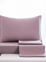 Комплект постельного белья Однотонный Сатин Элитный OCE008