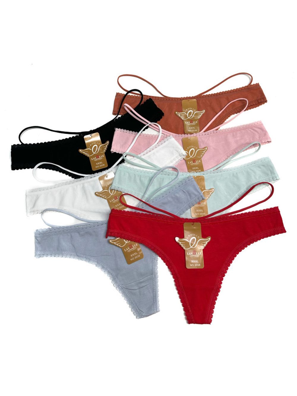 Гладенькі стрінги з резиночкою на талії