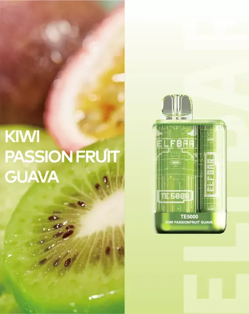 Elf Bar ТЕ5000 - Kiwi Passionfruit Guava (5% nic)