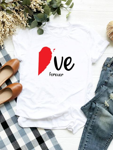 Футболка женская белая Love together-forever Love&Live фото 1