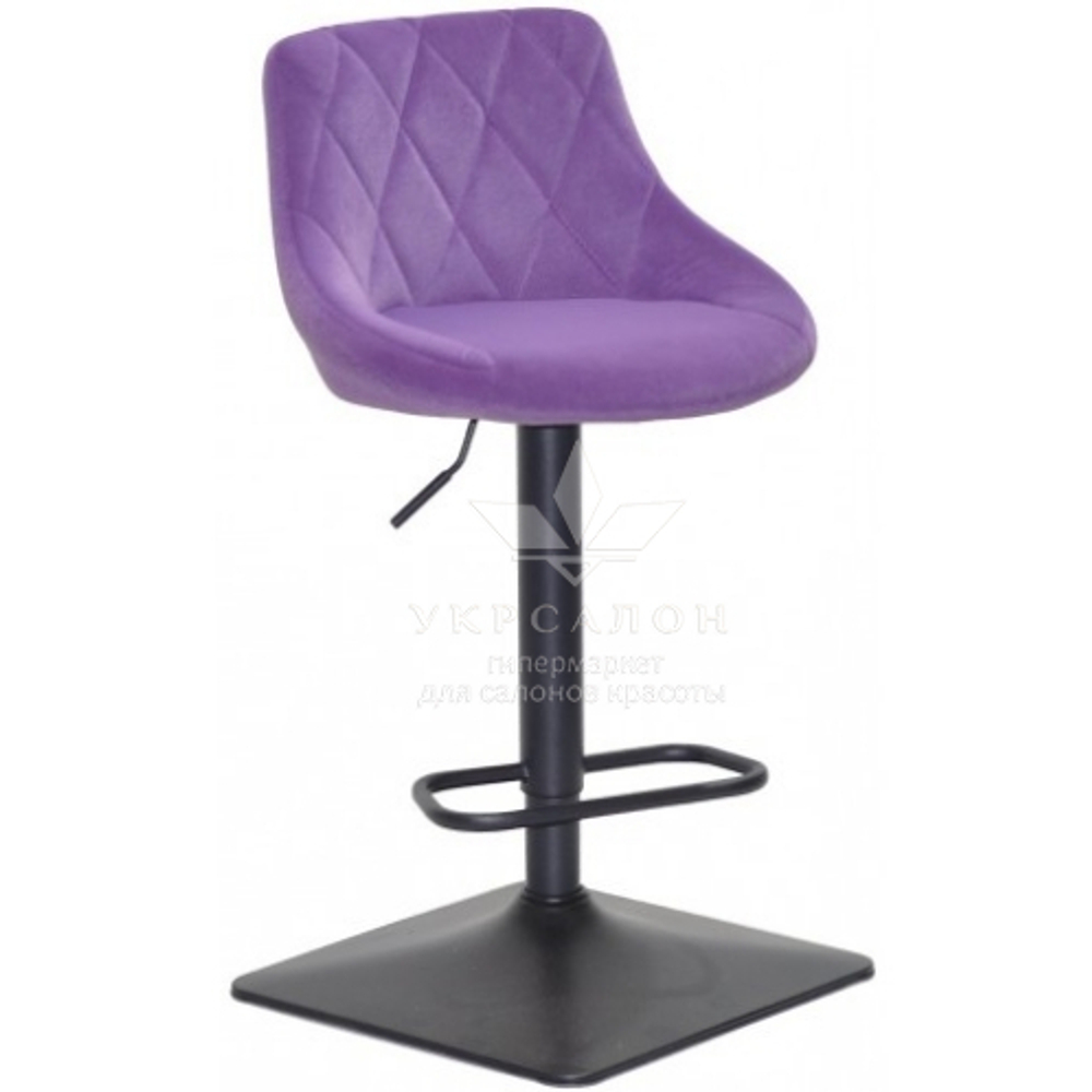 Стільчик для визажу Lari black quadro Velor