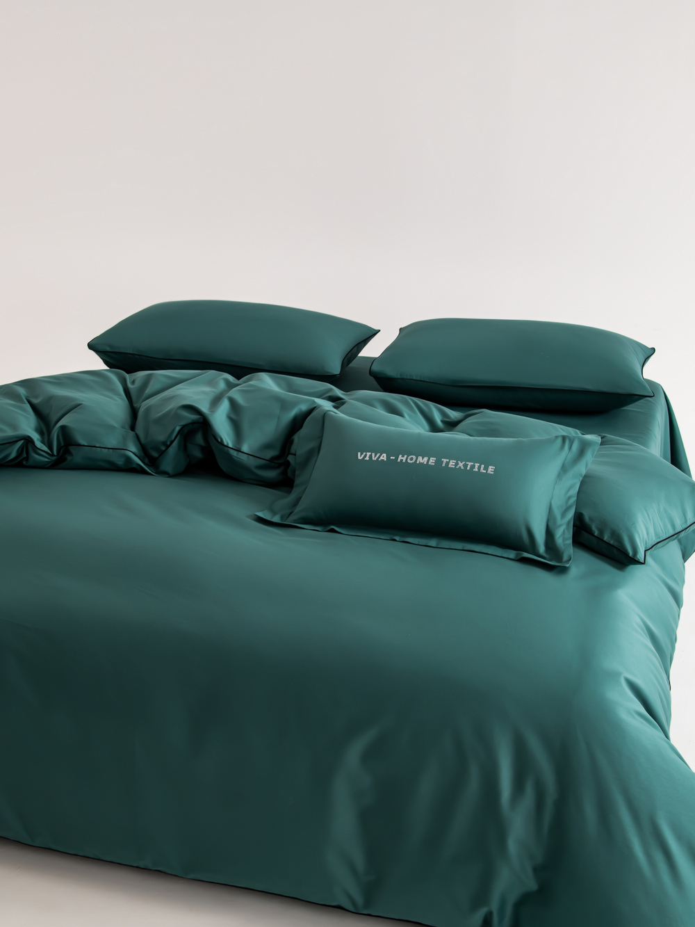 Комплект постельного белья Однотонный Сатин Элитный OCE009