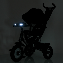 Дитячий триколісний велосипед Turbo Trike MT 1006 гумові колеса