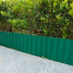 Бордюрная лента садовая, волнистая, 20см х 9м зеленая