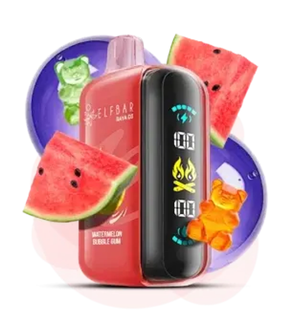Elf Bar Raya D3 - Watermelon Bubble Gum (5% nic)