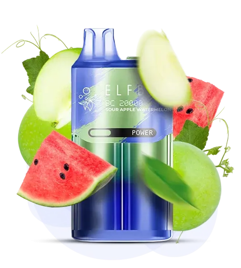 Elf Bar BC20000 - Sour Apple Watermelon (5% nic)